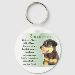 Rottweiler Lovers Gifts Key Ring