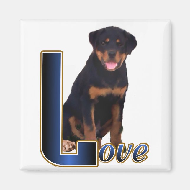 Rottweiler Lovers Gifts Magnet (Front)