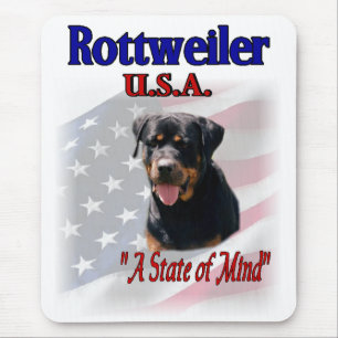 Rottweiler Lovers Gifts Mouse Pad