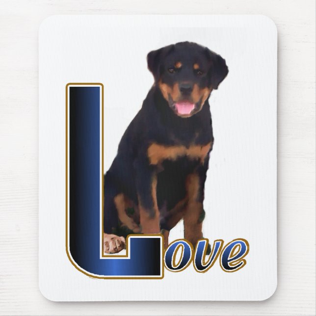 Rottweiler Lovers Gifts Mouse Pad (Front)
