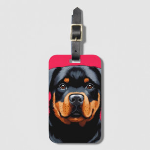 Rottweiler Luggage Tag