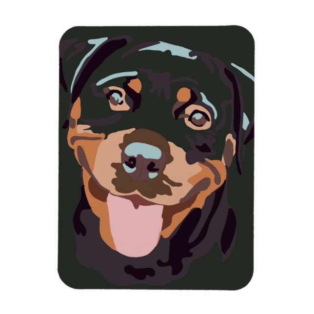 Rottweiler magnet (Vertical)