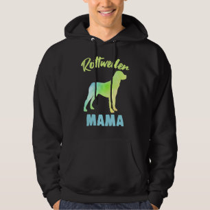 Rottweiler Mama Dog Owner Rottie Mum Animal Fur P Hoodie