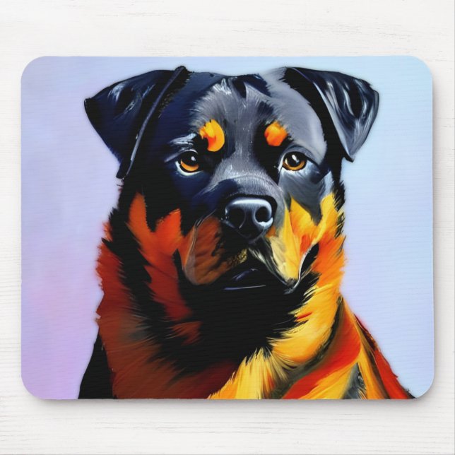 Rottweiler Mouse Pad (Front)