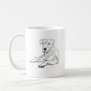 Rottweiler Mug – Minimalist Coffee Mug