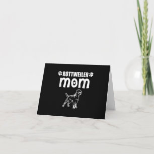 Rottweiler Mum I Dog Mum Owner Gift Thank You Card