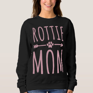 Rottweiler Mum Women Girls Dog Owner Rottie Mum Sweatshirt
