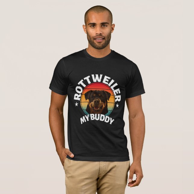 rottweiler my buddy T-Shirt (Front Full)