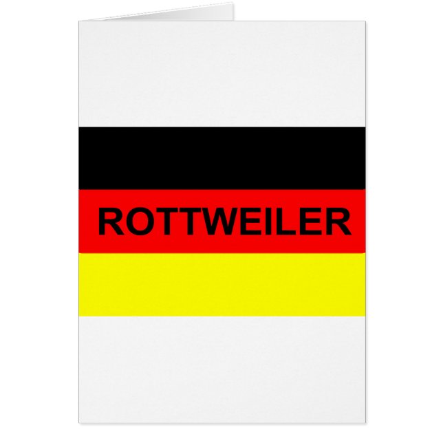 rottweiler namee on flag (Front)