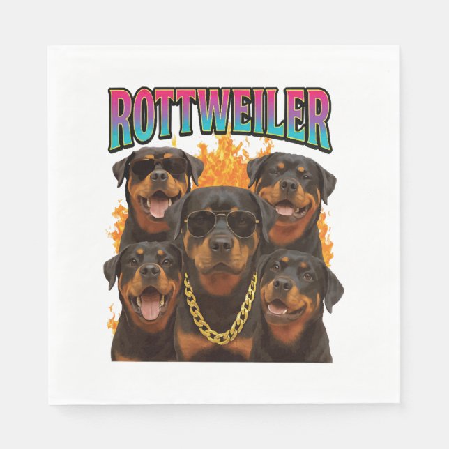 Rottweiler  napkin (Front)