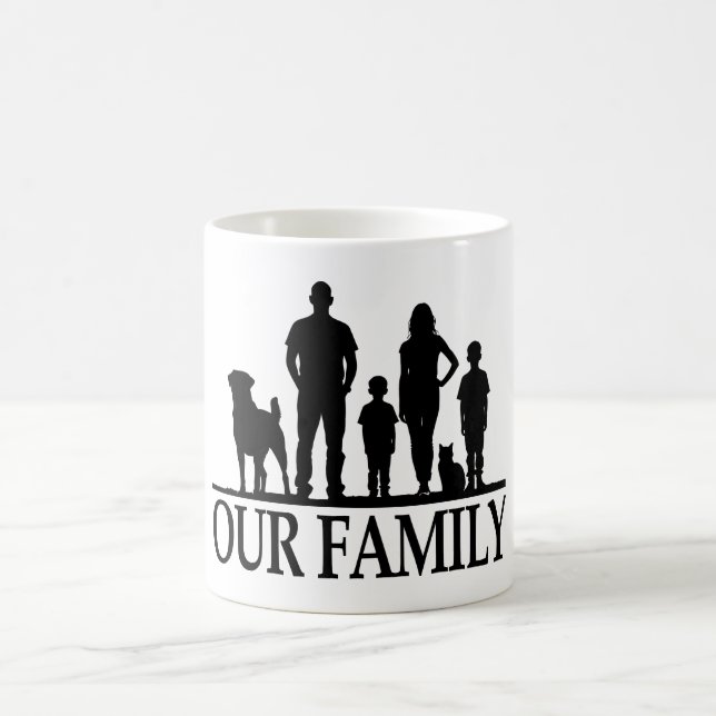 Rottweiler, Our Family Coffee Mug (Center)