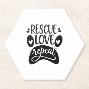 Rottweiler paper coaster