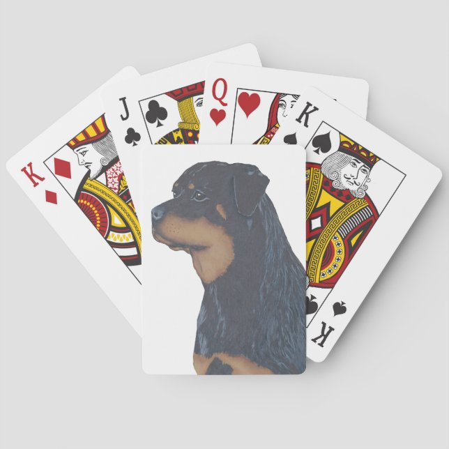 Rottweiler Playing Cards (Back)