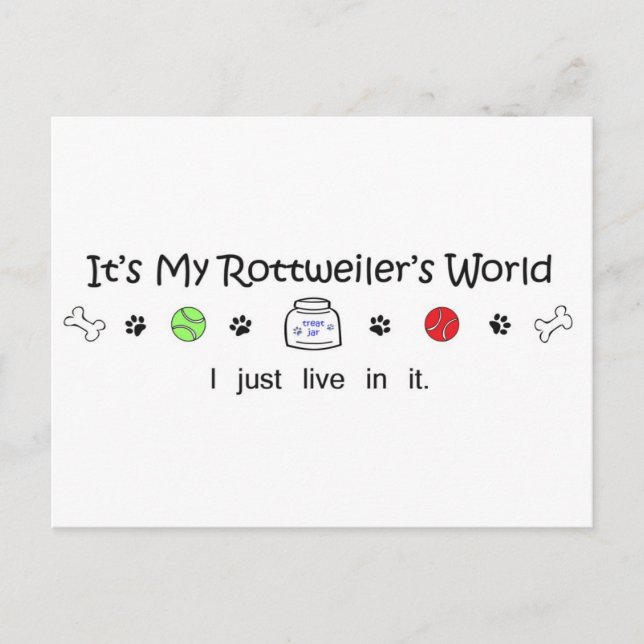 Rottweiler Postcard (Front)