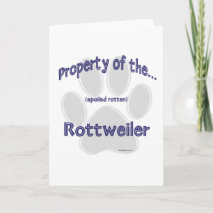 Rottweiler Property Holiday Card