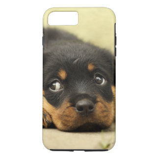 Rottweiler puppy dog curious iPhone 8 plus/7 plus case