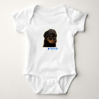 Rottweiler PuppyT-Shirt Rottweiler baby outfit  Baby Bodysuit