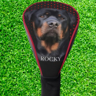 Rottweiler Red Golf Head Cover