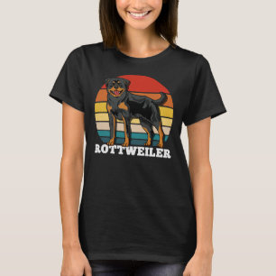 Rottweiler Retro Dog Lover T-Shirt