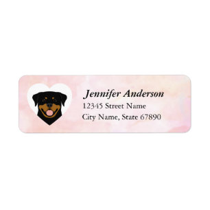 Rottweiler Return Address Labels
