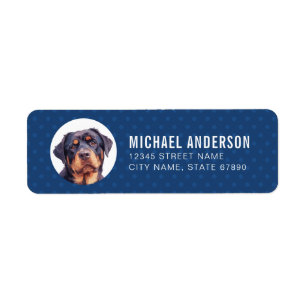 Rottweiler Return Address Labels