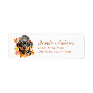 Rottweiler Return Address Labels