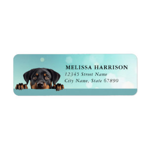 Rottweiler Return Address Labels