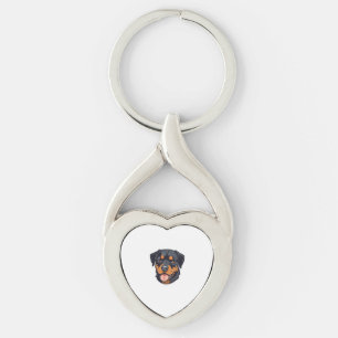 Rottweiler Romp From Puppies to Paw-some Partners Key Ring