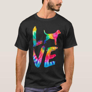 Rottweiler Rottie Tie Dye Love Dog Mum Dad T-Shirt