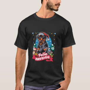 Rottweiler Santa Claus Coffee Mug Merry Christmas T-Shirt