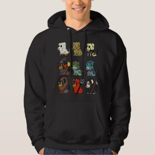 Rottweiler Scary Costumes Funny Dog Halloween Gift Hoodie