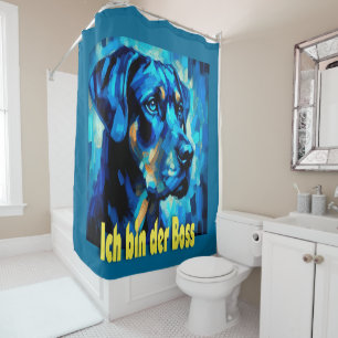 Rottweiler Shower Curtain