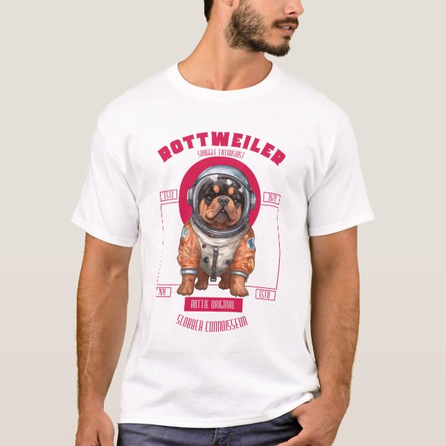 Rottweiler snuggle T-Shirt (Front)