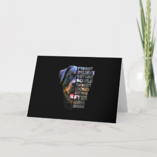 Rottweiler Soul I Love Rotties Dog Lover Holiday Card