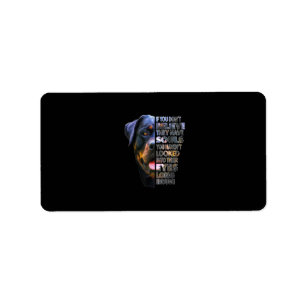 Rottweiler Soul I Love Rotties Dog Lover Label