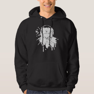 Rottweiler Splatter Graffiti Hoodie