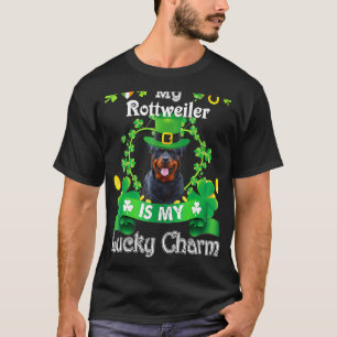 Rottweiler St Patrick S Day Irish Funny Dog Lover T-Shirt