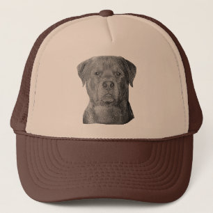 Rottweiler - Stylised Image - Add Your Own Text Trucker Hat
