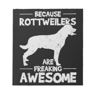 Rottweiler T-Shirt Copy Notepad