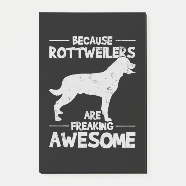 Rottweiler T-Shirt Copy Post-it Notes (Front)