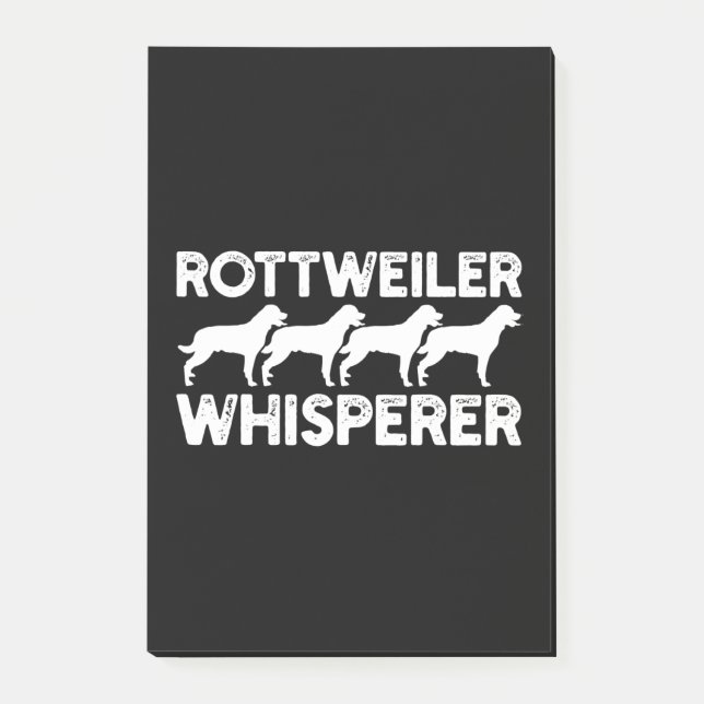 Rottweiler T-Shirt Post-it Notes (Front)