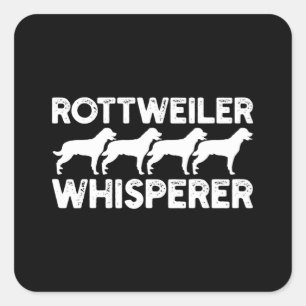 Rottweiler T-Shirt Square Sticker