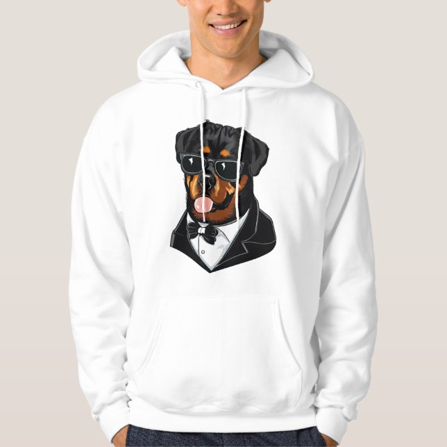 Rottweiler The Bodyguard Hoodie (Front)