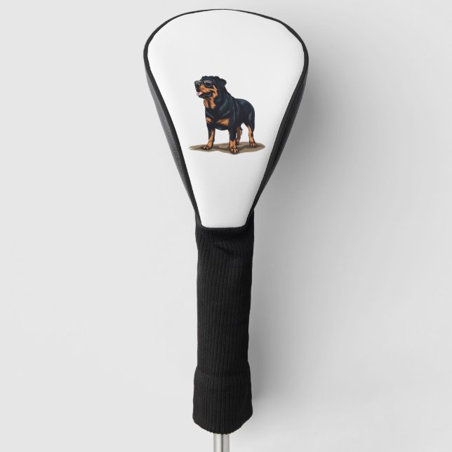 Rottweiler The Explorer Golf Head Cover (Front)
