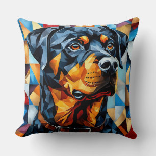 🐶 Rottweiler Throw Pillow For Dog Lovers 🛋️