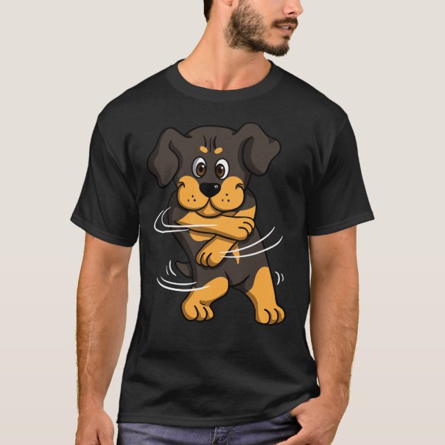 Rottweiler Trending Dance Move T-Shirt (Front)