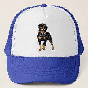rottweiler trucker hat