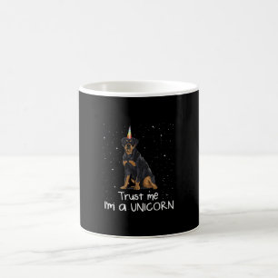 Rottweiler Trust Me Im A Unicorn Dog Coffee Mug