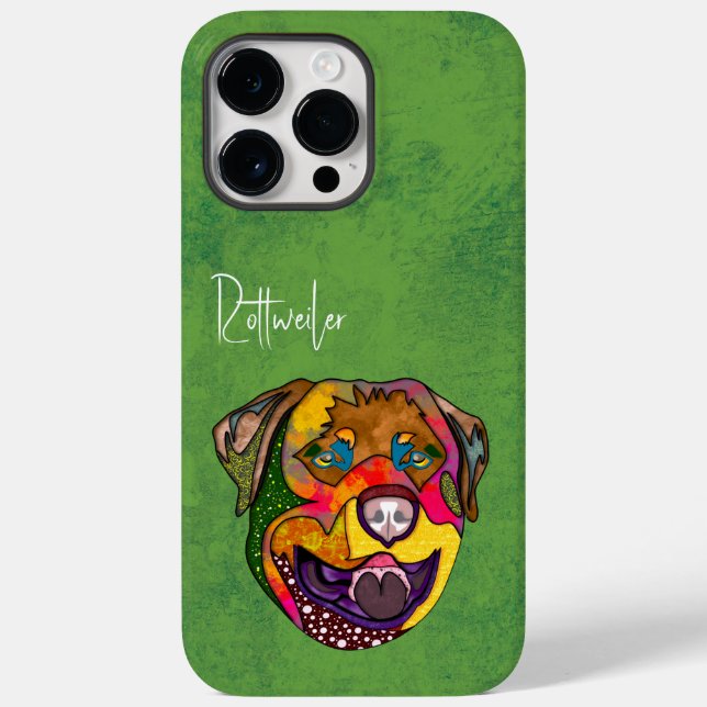 Rottweiler Ugly Face Case-Mate iPhone Case (Back)