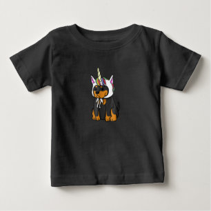 Rottweiler Unicorn Dog Baby T-Shirt